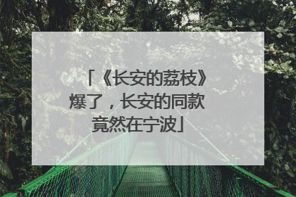《长安的荔枝》爆了，长安的同款竟然在宁波