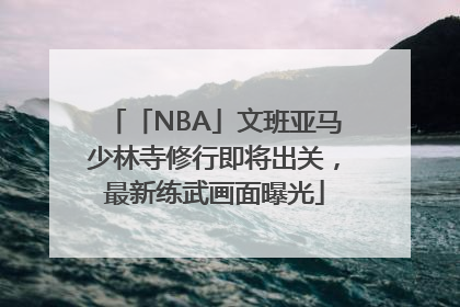 「NBA」文班亚马少林寺修行即将出关，最新练武画面曝光
