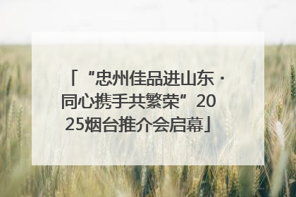 “忠州佳品进山东・同心携手共繁荣”2025烟台推介会启幕