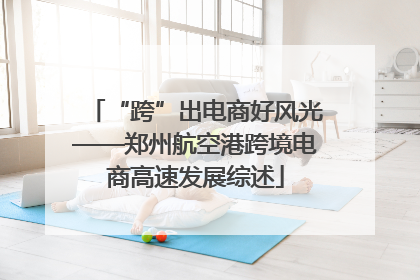 “跨”出电商好风光——郑州航空港跨境电商高速发展综述