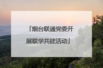 烟台联通党委开展联学共建活动
