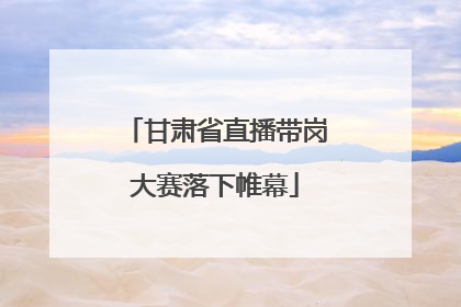 甘肃省直播带岗大赛落下帷幕