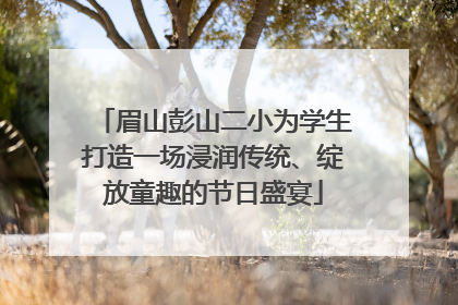 眉山彭山二小为学生打造一场浸润传统、绽放童趣的节日盛宴