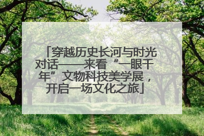 穿越历史长河与时光对话——来看“一眼千年”文物科技美学展，开启一场文化之旅