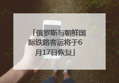 俄罗斯与朝鲜国际铁路客运将于6月17日恢复