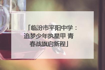 临汾市平阳中学：追梦少年执星甲 青春战旗启新程