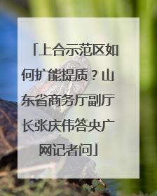 上合示范区如何扩能提质？山东省商务厅副厅长张庆伟答央广网记者问