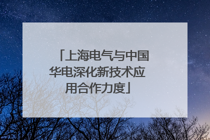 上海电气与中国华电深化新技术应用合作力度