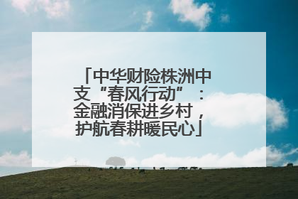 中华财险株洲中支“春风行动”：金融消保进乡村，护航春耕暖民心