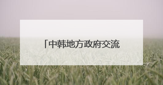 中韩地方政府交流研讨会在南昌开幕