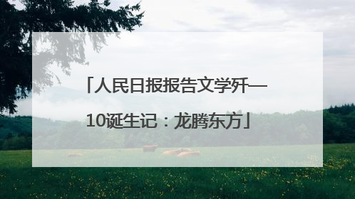 人民日报报告文学歼—10诞生记：龙腾东方