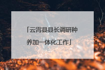 云霄县县长调研种养加一体化工作