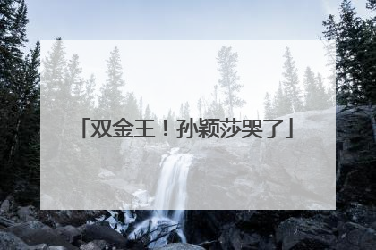 双金王！孙颖莎哭了