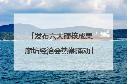 发布六大硬核成果 廊坊经洽会热潮涌动