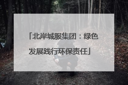 北岸城服集团：绿色发展践行环保责任