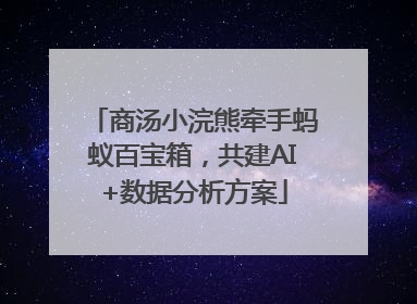 商汤小浣熊牵手蚂蚁百宝箱，共建AI+数据分析方案