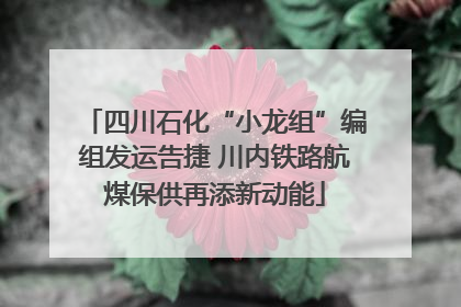 四川石化“小龙组”编组发运告捷 川内铁路航煤保供再添新动能