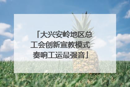 大兴安岭地区总工会创新宣教模式奏响工运最强音