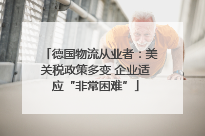 德国物流从业者：美关税政策多变 企业适应“非常困难”