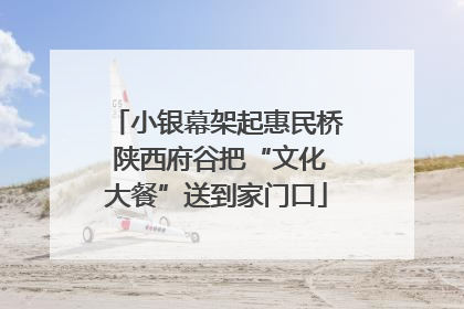 小银幕架起惠民桥 陕西府谷把“文化大餐”送到家门口