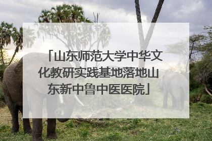 山东师范大学中华文化教研实践基地落地山东新中鲁中医医院