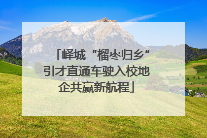 峄城“榴枣归乡”引才直通车驶入校地企共赢新航程