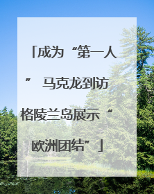 成为“第一人” 马克龙到访格陵兰岛展示“欧洲团结”