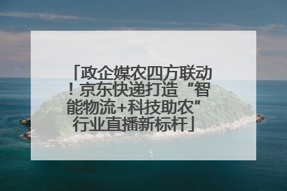 政企媒农四方联动！京东快递打造“智能物流+科技助农”行业直播新标杆