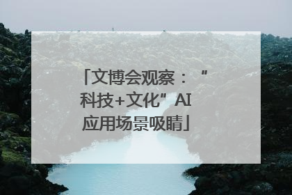文博会观察：“科技+文化”AI应用场景吸睛