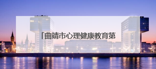 曲靖市心理健康教育第二次巡回培训圆满结束