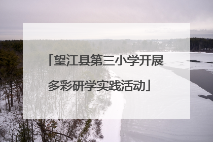 望江县第三小学开展多彩研学实践活动