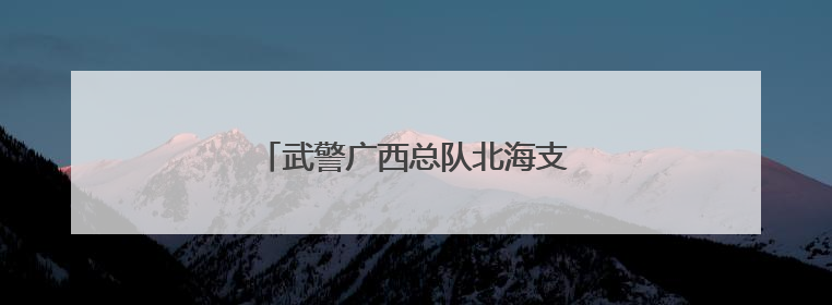 武警广西总队北海支队开展端午系列活动