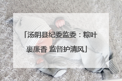 汤阴县纪委监委：粽叶裹廉香 监督护清风