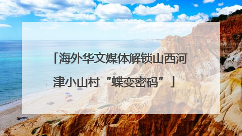 海外华文媒体解锁山西河津小山村“蝶变密码”