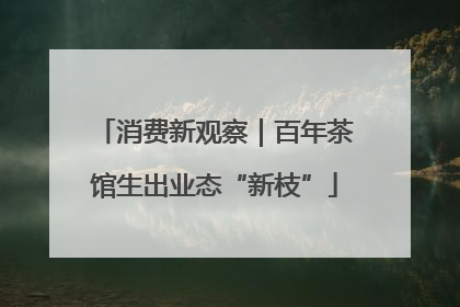 消费新观察｜百年茶馆生出业态“新枝”