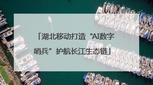湖北移动打造“AI数字哨兵”护航长江生态链