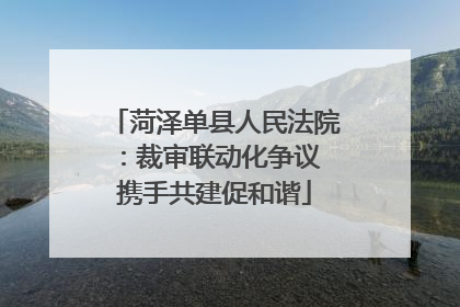 菏泽单县人民法院：裁审联动化争议 携手共建促和谐