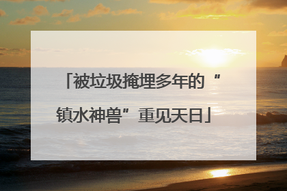 被垃圾掩埋多年的“镇水神兽”重见天日