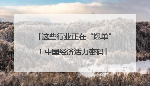 这些行业正在“爆单”！中国经济活力密码