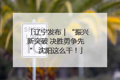 辽宁发布｜“振兴新突破 决胜勇争先” 沈阳这么干！