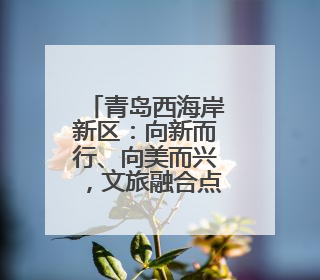 青岛西海岸新区：向新而行、向美而兴，文旅融合点燃乡村消费新引擎