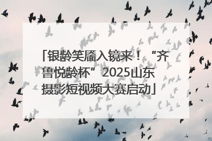 银龄笑靥入镜来！“齐鲁悦龄杯”2025山东摄影短视频大赛启动