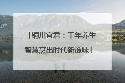 铜川宜君：千年养生智慧烹出时代新滋味