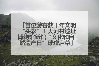首位游客获千年文明“头彩”！大河村遗址博物馆新馆“文化和自然遗产日”璀璨启幕