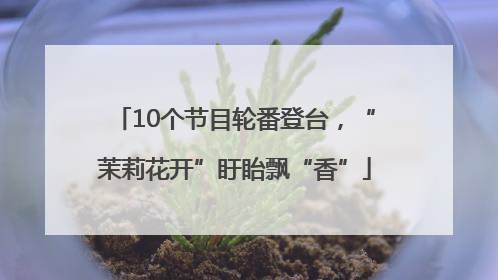10个节目轮番登台，“茉莉花开”盱眙飘“香”