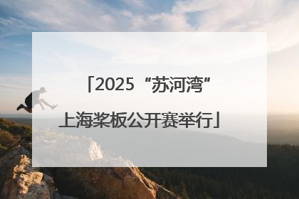 2025“苏河湾”上海桨板公开赛举行