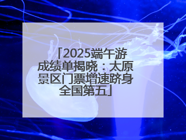 2025端午游成绩单揭晓：太原景区门票增速跻身全国第五