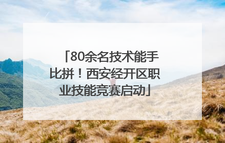 80余名技术能手比拼！西安经开区职业技能竞赛启动