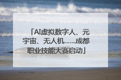 AI虚拟数字人、元宇宙、无人机……成都职业技能大赛启动